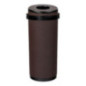 Tube-shaped tissue dispenser brown