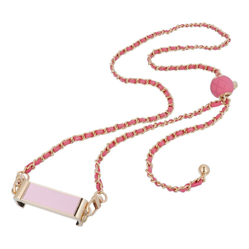 Chain / Rope with holder GLAMOUR fit all models 80mm max width PINK