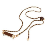 Chain / Rope with holder GLAMOUR fit all models 80mm max width BROWN