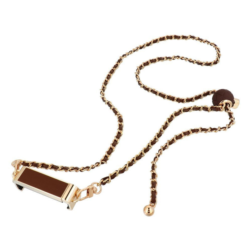 Chain / Rope with holder GLAMOUR fit all models 80mm max width BROWN