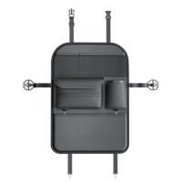 Car organizer for front seats with compartments D03 black