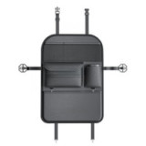 Car organizer for front seats with compartments D03 black