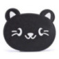 Foldable car table for kids cat shape black