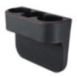 Cup holder between seats black