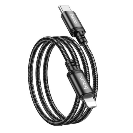 Cable USB C to Lightning Hoco PD 20W 1 m X89 black
