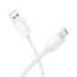 Cable USB A to Micro USB Hoco 2,4A 1 m X113 white