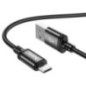 Cable USB A to Micro USB Hoco 2,4A 1 m X89 black