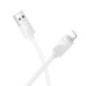 Cable USB A to Lightning Hoco 2,4A 1 m X114 white