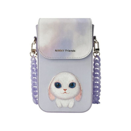 NIMMY phone bag BIG EYED PET 2.0 Rabbit purple