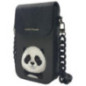 Phone case wallet handbag 3-in-1 Set Nimmy Big Eyed Pet 2.0 panda black