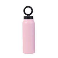 Magnetic holder compatible with MagSafe with 950ml container pink