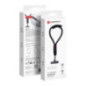 FORCELL F-DESIGN R10X40 wrist phone lanyard with adjustable length (max 20cm in the loop) black