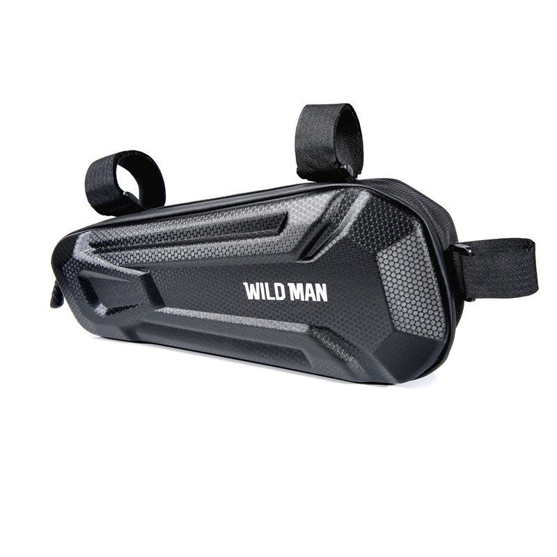WILDMAN traveling bag under the bike frame with zipper 1,8L XT9 black WILDMAN traveling bag under the bike frame with zipper 1,8L XT9 black