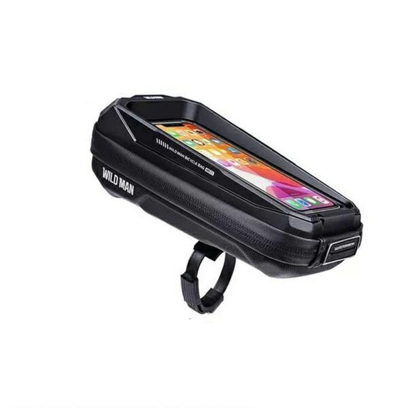 WILDMAN traveling bag for bike frame with zipper 0,6L (4 "- 7") MS33 black WILDMAN traveling bag for bike frame with zipper 0,6L (4 "- 7") MS33 black