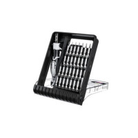 JAKEMY JM-8189A 32in1 Screwdriver with Precision Tweezers (Black)