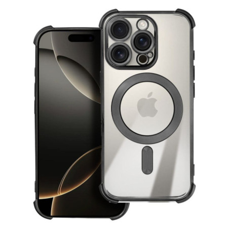 Case for iPhone 17 PRO MAX Antishock Electro compatible with MagSafe black