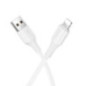 Cable USB A to Lightning Hoco 2,4A 1 m X120 white