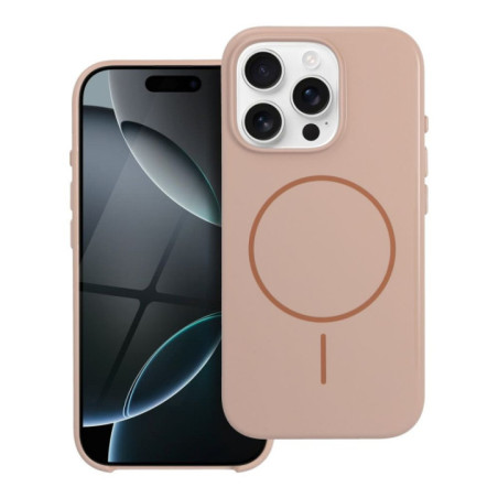 Case for iPhone 17 PRO Glossy Mag Cover compatible with MagSafe desert gold
