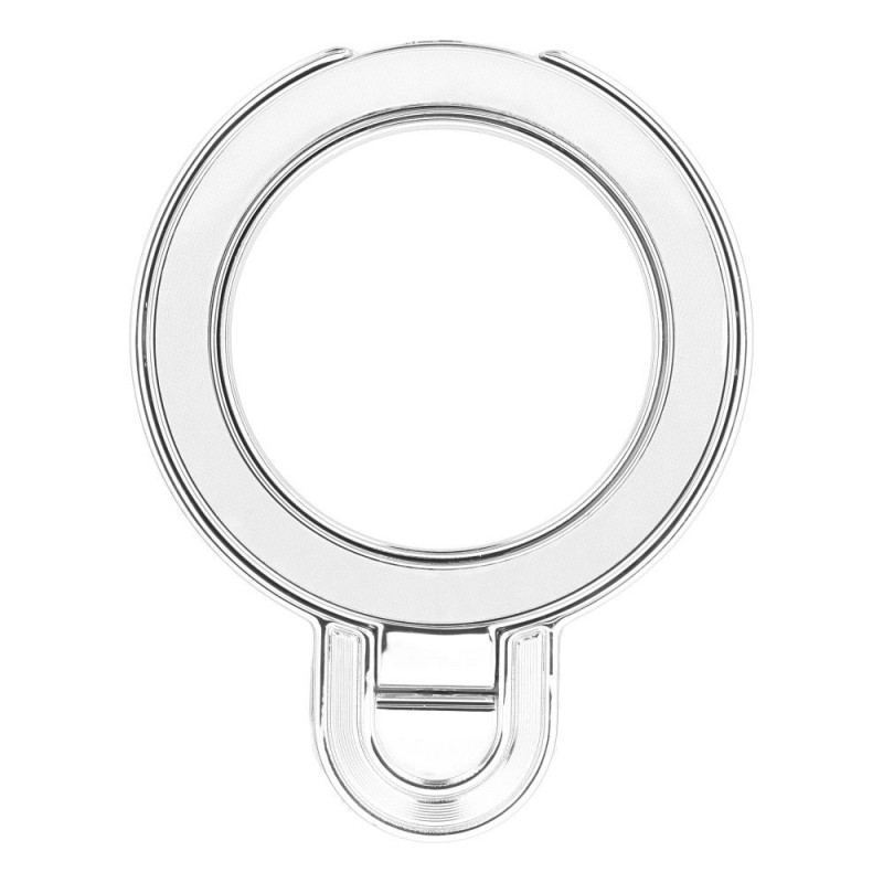 Phone stand CIRCLE - stick-on - silver