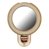 Phone stand CIRCLE MIRROR - stick-on - gold