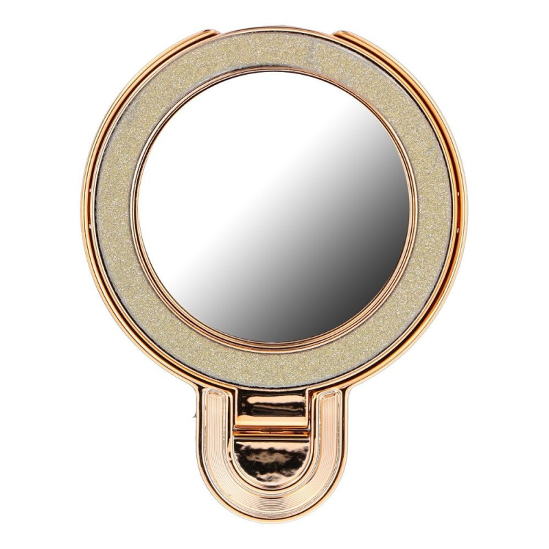 Phone stand CIRCLE MIRROR - stick-on - gold