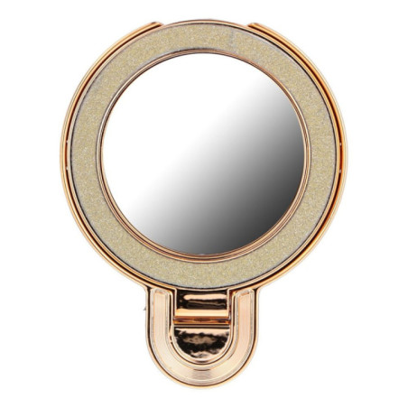 Phone stand CIRCLE MIRROR - stick-on - gold