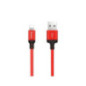 Cable USB A to Lightning Hoco 1 m 4 black red