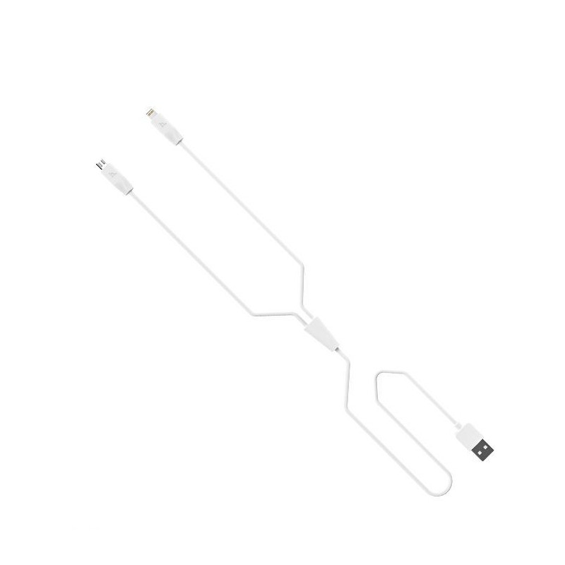 Cable USB A do Lightning Hoco 2,1A 1 m X1 white
