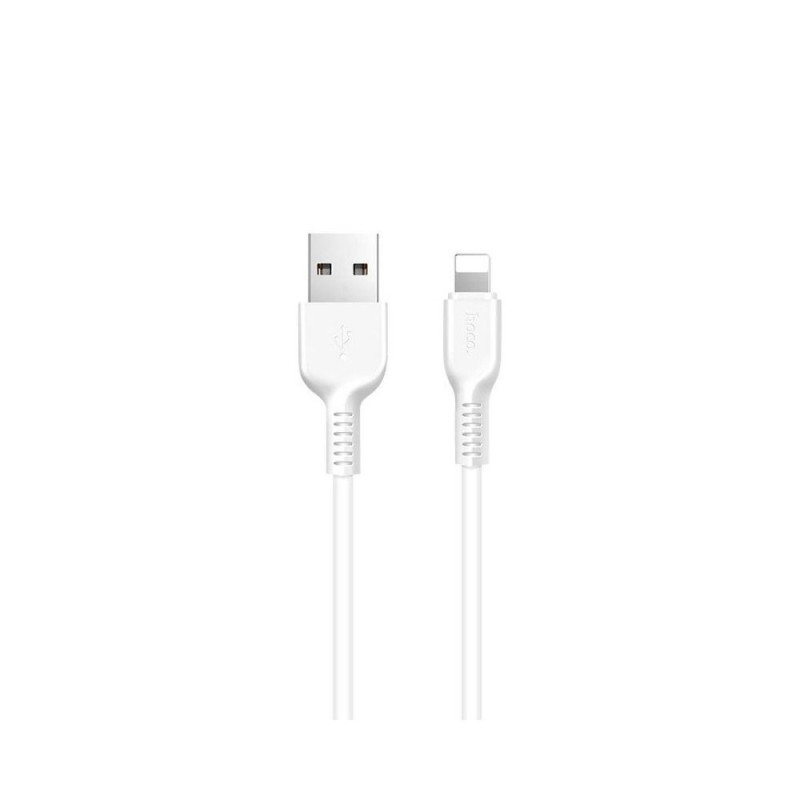 Cable USB A to Lightning Hoco 2,4A 1 m X20 white