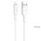 Cable USB A to Lightning Hoco 2A 1 m X25 white