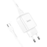 Phone charger Hoco USB A 2A 10W + cable USB A to USB C N2 white