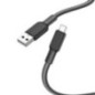 Cable USB A to Micro USB Hoco 2,4A 1 m X69 black white