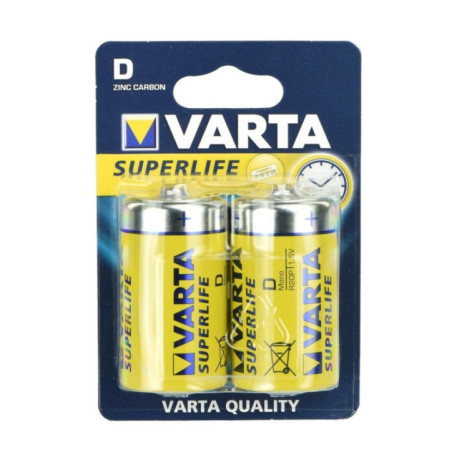 VARTA zinc battery R20 (Type D) Superlife 2 pcs