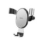 Gravity car phone holder Hoco air vent CA56 PLUS silver metallic
