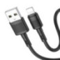Cable USB A to Lightning Hoco 2,4A 1 m X83 black