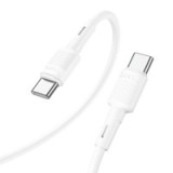 Cable USB C to USB C Hoco 3A 60W 1 m X83 white