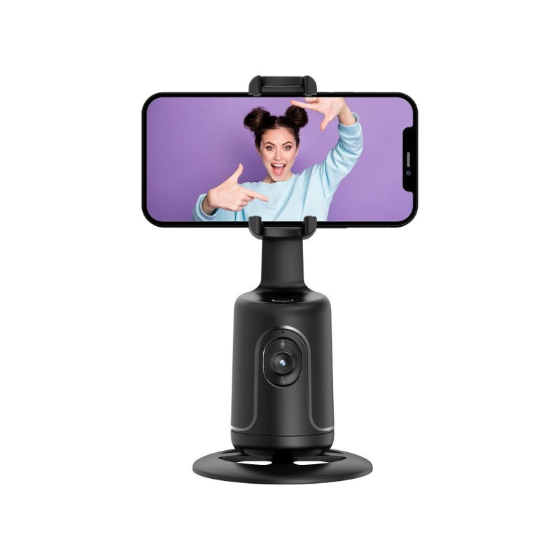 Inteligent selfie with face recognition tracking and gesture recognition P1 black Inteligent selfie with face recognition tracking and gesture recognition P1 black