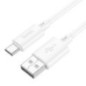 Cable USB A to USB C Hoco 3A 1 m X88 white