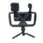 Selfie stick with wireless remote control tripod with LED / microphone for live broadcast TL-49T black