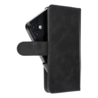 Flip case for iPhone 12 / 13 / Samsung S6 / A5 2016 / Xcover 4 / S22 / Huawei P8 2017  Common Book size S black