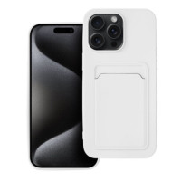 Case for iPhone 15 PRO MAX Card Case white
