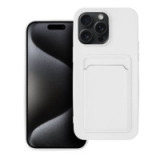 Case for iPhone 15 PRO MAX Card Case white