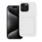 Case for iPhone 15 PRO MAX Card Case white Case for iPhone 15 PRO MAX Card Case white
