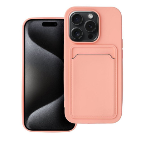 Case for iPhone 15 PRO Card Case pink