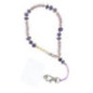 LOVE Phone lanyard, Phone pendant / cord length 44cm (22cm in the loop) / on hand - purple
