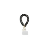 GUESS hand strap GUOUCBMC4MK (Large Chain Acrylic 4G Charms) black
