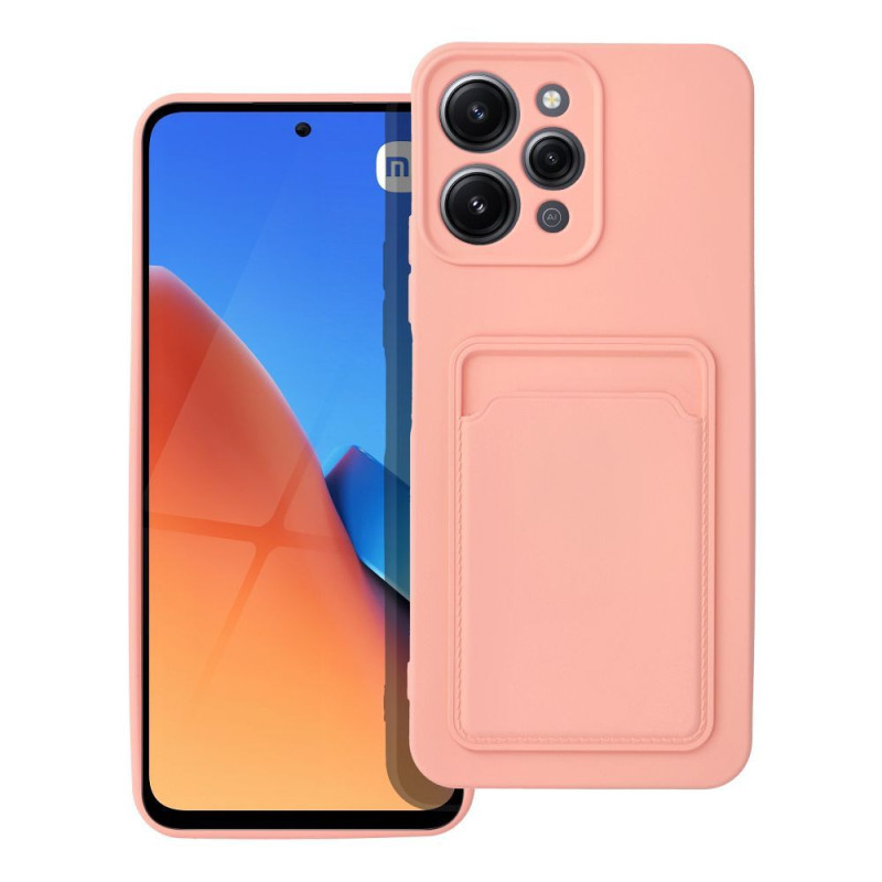 Case for Xiaomi Redmi 12 4G Card Case pink