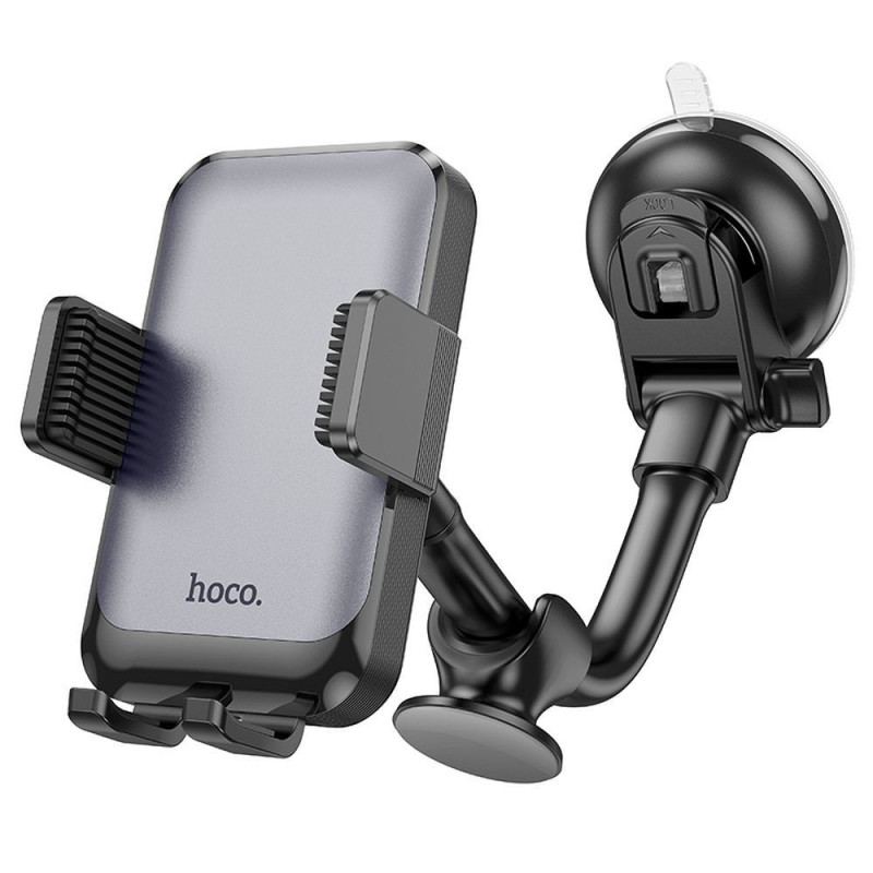 Car phone holder Hoco windshield / dashboard H27 black Car phone holder Hoco windshield / dashboard H27 black