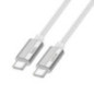 Cable USB C to USB C Hoco QC3.0 PD 5A 240W 1,8 m U134 gray