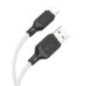 Cable USB A to Lightning Hoco 2,4A 1 m X90 white